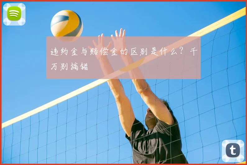 违约金与赔偿金的区别是什么？千万别搞错