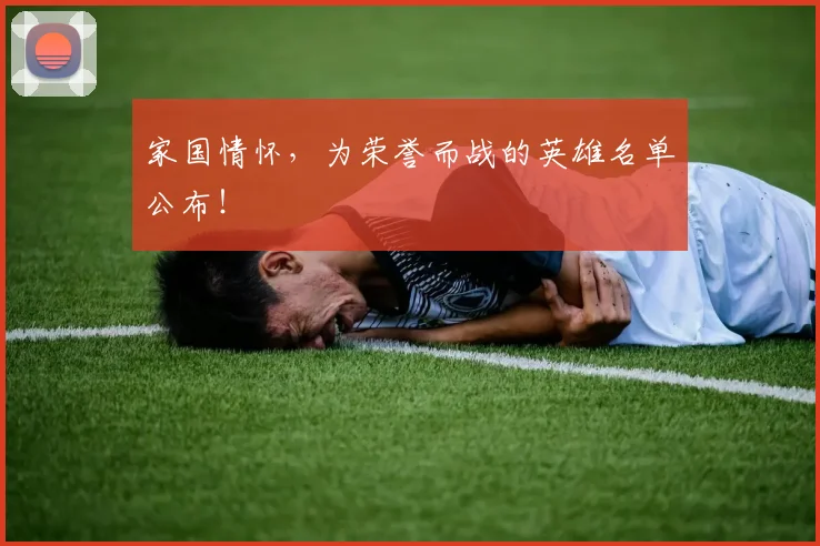 家国情怀，为荣誉而战的英雄名单公布！